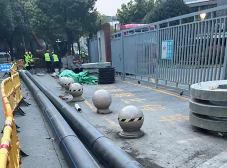 HDPE 파이프는 Jiangyin Municipal 급수 전환을 돕고 안전하고 효율적인 도시 